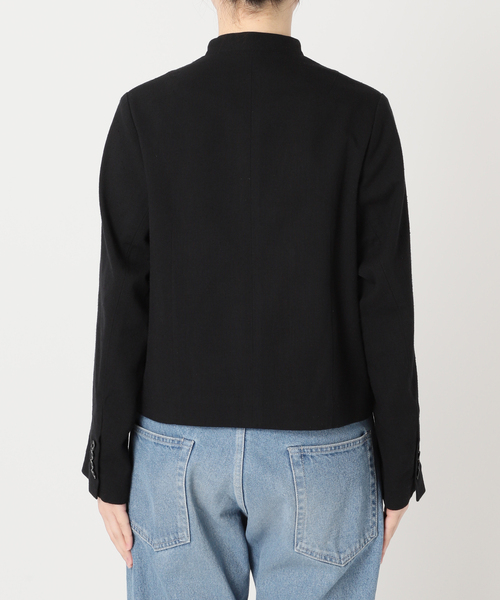 FRAMeWORK シルク混スタンドカラージャケット FRAMeWORK シルク混スタンドカラージャケット