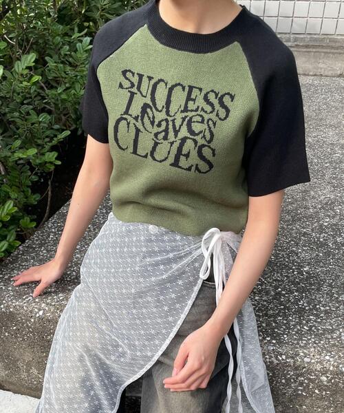 WEGO（ウィゴー）の「WEGO/ラグランジャガードチビニットT（Tシャツ/カットソー・レディース・カーキ/ホワイト・FREE）」の10枚目の写真