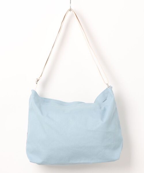 Manhattan Portage(マンハッタンポーテージ)の「Clearview Shoulder Bag Canvas Lite 24(ショルダーバッグ・レディース・ナチュラル/ブルー・MEDIUM)」の15枚目の写真
