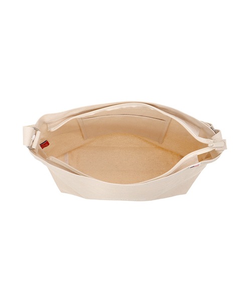 Manhattan Portage(マンハッタンポーテージ)の「Clearview Shoulder Bag Canvas Lite 24(ショルダーバッグ・レディース・ナチュラル/ブルー・MEDIUM)」の8枚目の写真