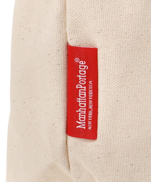 Manhattan Portage(マンハッタンポーテージ)の「Clearview Shoulder Bag Canvas Lite 24(ショルダーバッグ・レディース・ナチュラル/ブルー・MEDIUM)」の11枚目の写真