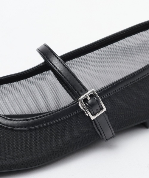 LOWRYS FARM（ローリーズファーム）の「チュールストラップシューズ  100503（その他シューズ・レディース・シルバー/ブラック・LARGE/MEDIUM）」の9枚目の写真