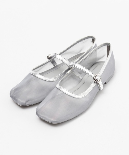 LOWRYS FARM（ローリーズファーム）の「チュールストラップシューズ  100503（その他シューズ・レディース・シルバー/ブラック・LARGE/MEDIUM）」の14枚目の写真