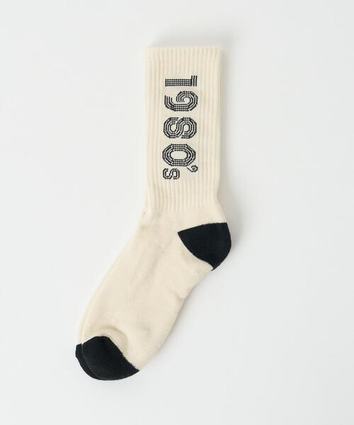 WEGO（ウィゴー）の「WEGO/配色デザインソックス（ソックス/靴下・メンズ・オフホワイト/ブラック・25-27CM）」の5枚目の写真