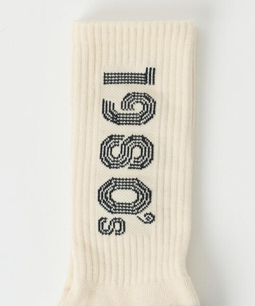 WEGO（ウィゴー）の「WEGO/配色デザインソックス（ソックス/靴下・メンズ・オフホワイト/ブラック・25-27CM）」の6枚目の写真