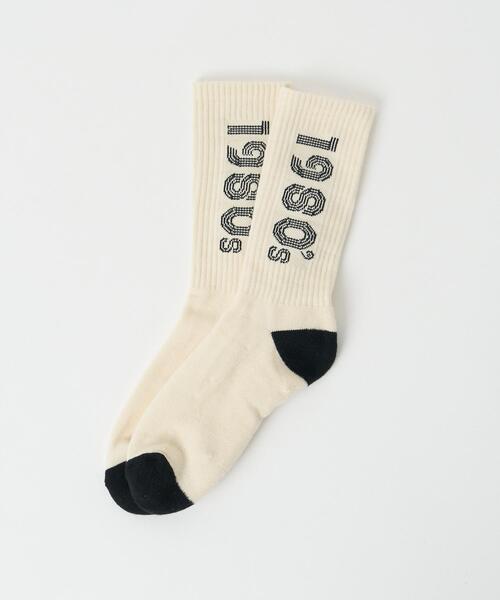 WEGO（ウィゴー）の「WEGO/配色デザインソックス（ソックス/靴下・メンズ・オフホワイト/ブラック・25-27CM）」の7枚目の写真