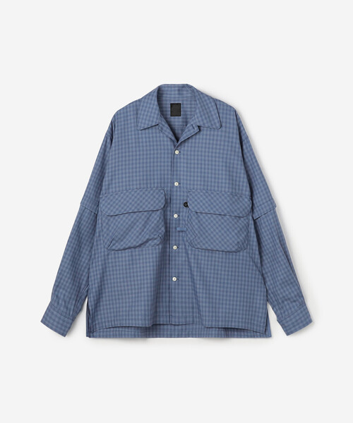 daiwa pier39 チェック柄 長袖シャツ DAIWA PIER39（ダイワ ピア39） チェック柄長袖シャツ M ブルー メンズ