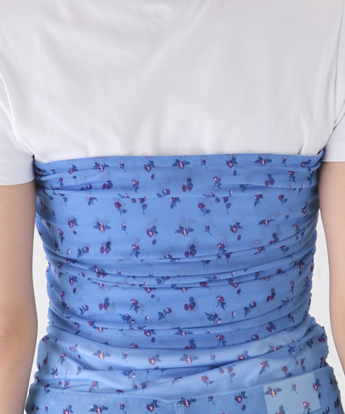 IENA（イエナ）の「【BAUM UND PFERDGARTEN/バウム ウンド ヘルガーデン】Mesh Jersey TOP トップス（その他トップス・レディース・ブルー・FREE）」の12枚目の写真