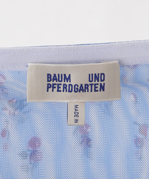 IENA（イエナ）の「【BAUM UND PFERDGARTEN/バウム ウンド ヘルガーデン】Mesh Jersey TOP トップス（その他トップス・レディース・ブルー・FREE）」の4枚目の写真