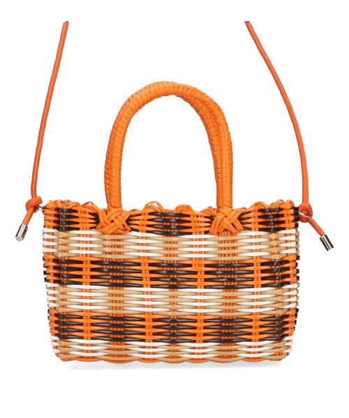 ORiental TRaffic(オリエンタルトラフィック)の「2022春夏新作 メルカドバッグ BA-203(ショルダーバッグ・レディース・オレンジ/レインボー・フリ-)」の3枚目の写真