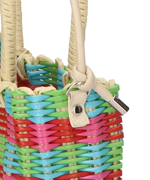 ORiental TRaffic(オリエンタルトラフィック)の「2022春夏新作 メルカドバッグ BA-203(ショルダーバッグ・レディース・オレンジ/レインボー・フリ-)」の13枚目の写真