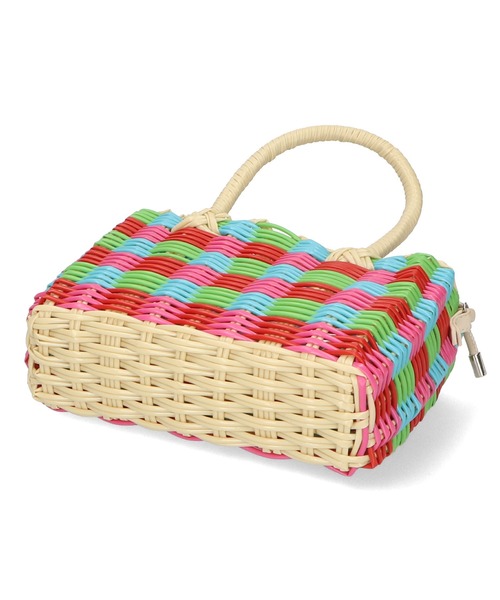 ORiental TRaffic(オリエンタルトラフィック)の「2022春夏新作 メルカドバッグ BA-203(ショルダーバッグ・レディース・オレンジ/レインボー・フリ-)」の14枚目の写真