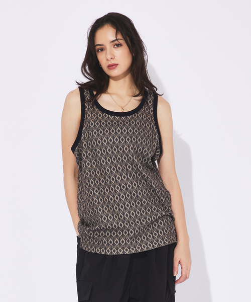 JEMORGAN（ジェーイーモーガン）の「【JEMORGAN /ジェーイーモーガン 】総柄タンクトップ（タンクトップ・メンズ・その他2/その他3/その他1・M/L/XL）」の2枚目の写真