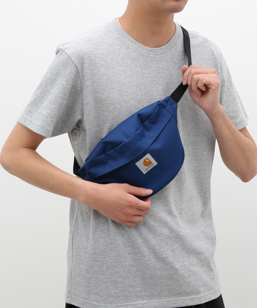 Carhartt WIP(カーハートダブリューアイピー)の「CARHARTT WIP JAKE HIP BAG 1031476(ボディバッグ/ウエストポーチ・メンズ・ダークブルー/モカ/ブラック・FREE)」の9枚目の写真