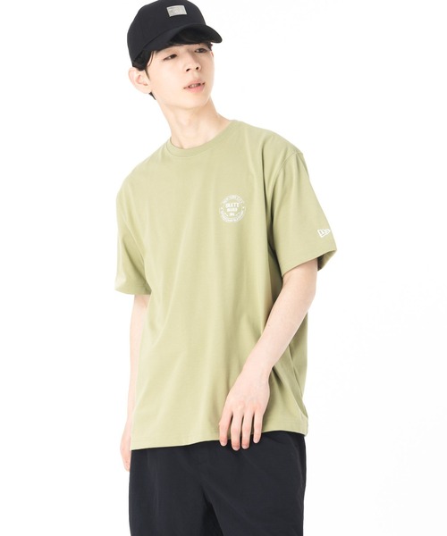 【韓国】ニューエラ■A's■半袖ロゴTシャツ■送料込 NEW ERA ニューエラ 韓国企画 半袖Tシャツ スケートボード