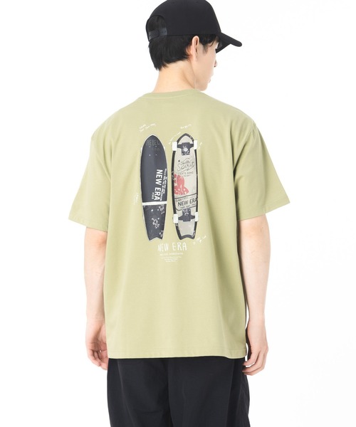 NEW ERA（ニューエラ）の「ニューエラ 韓国企画 半袖Tシャツ スケートボード（Tシャツ/カットソー・メンズ・ブラック/カーキ/ホワイト・S/M/L/XL/XXL）」の20枚目の写真