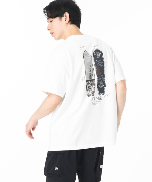 NEW ERA（ニューエラ）の「ニューエラ 韓国企画 半袖Tシャツ スケートボード（Tシャツ/カットソー・メンズ・ブラック/カーキ/ホワイト・S/M/L/XL/XXL）」の7枚目の写真