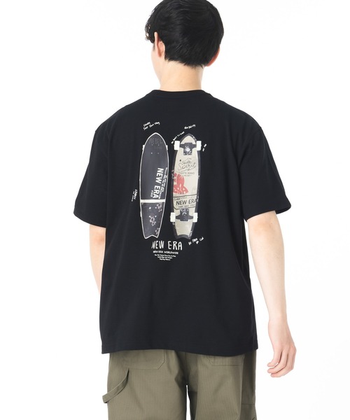 NEW ERA（ニューエラ）の「ニューエラ 韓国企画 半袖Tシャツ スケートボード（Tシャツ/カットソー・メンズ・ブラック/カーキ/ホワイト・S/M/L/XL/XXL）」の13枚目の写真
