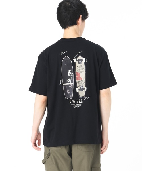 NEW ERA（ニューエラ）の「ニューエラ 韓国企画 半袖Tシャツ スケートボード（Tシャツ/カットソー・メンズ・ブラック/カーキ/ホワイト・S/M/L/XL/XXL）」の14枚目の写真