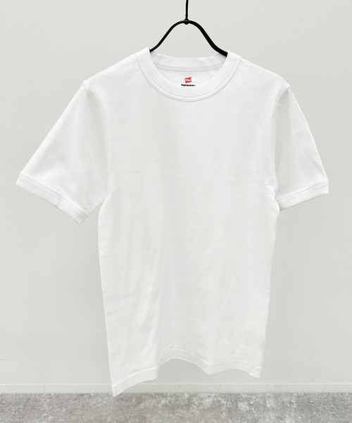 U by SPICK&SPAN(ユーバイスピックアンドスパン)の「【Hanes / ヘインズ】 BEEFYリブクルーネックTシャツ HM1-R103(Tシャツ/カットソー・レディース・ブラック/ホワイト/ライトグレー・FREE)」の19枚目の写真