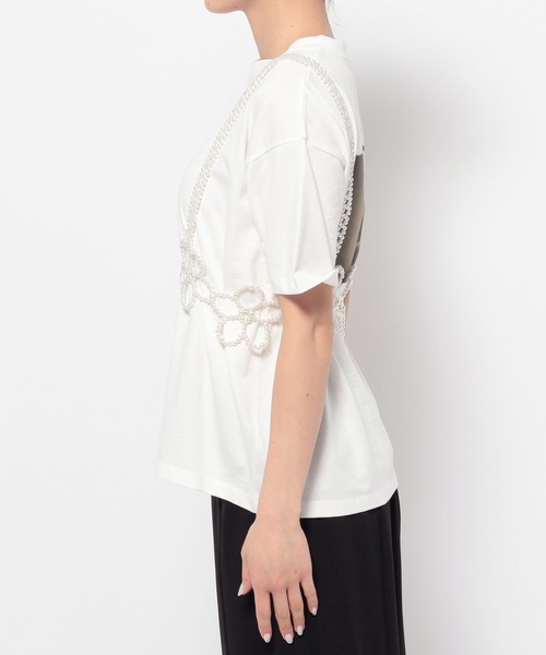 mysty woman（ミスティウーマン）の「フラワーパールビスチェ　126555（その他トップス・レディース・ホワイト系その他・FREE）」の8枚目の写真