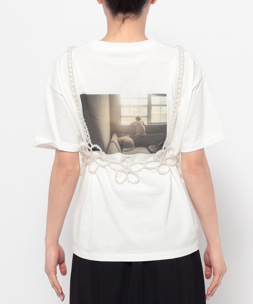 mysty woman（ミスティウーマン）の「フラワーパールビスチェ　126555（その他トップス・レディース・ホワイト系その他・FREE）」の7枚目の写真