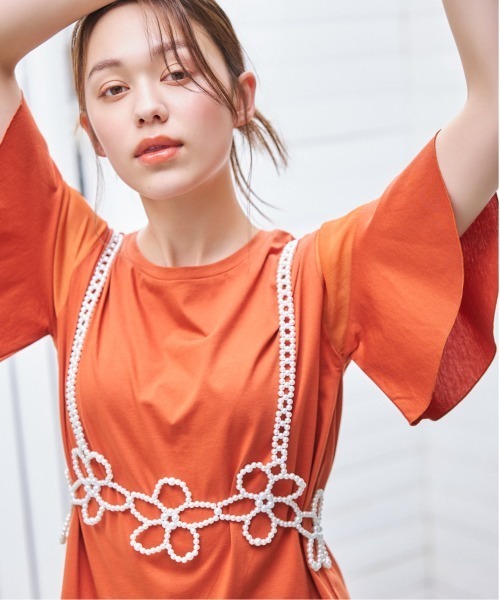 mysty woman（ミスティウーマン）の「フラワーパールビスチェ　126555（その他トップス・レディース・ホワイト系その他・FREE）」の18枚目の写真