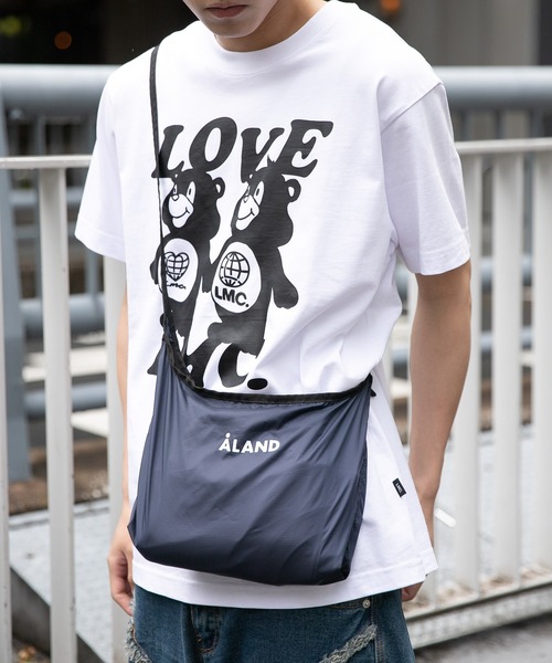 ALAND（エーランド）の「【UNISEX】ALAND／ナイロンムーンBAG（ショルダーバッグ・レディース・ホワイト/ライトグリーン/ネイビー/ブラック/ライトグレー・FREE）」の10枚目の写真