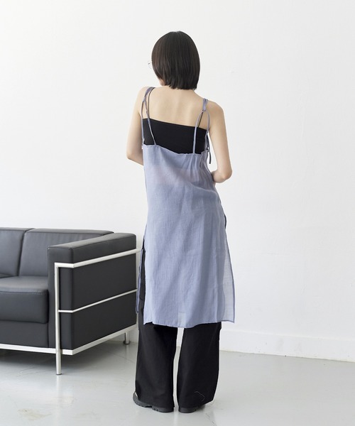 UNE MANSION(ユヌマンション)の「【男女兼用/UNISEX】ウエストストリングケープピンタックカーゴパラシュートパンツ(カーゴパンツ・レディース・ピンク系その他/アイボリー/ブラック・SMALL/LARGE/MEDIUM)」の22枚目の写真