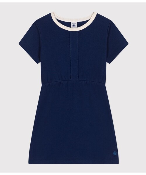 プチバトー Petit Bateau ワンピース　12ans 152cm PETIT BATEAU - プチバトー ポプリン袖なしワンピース 12ansの