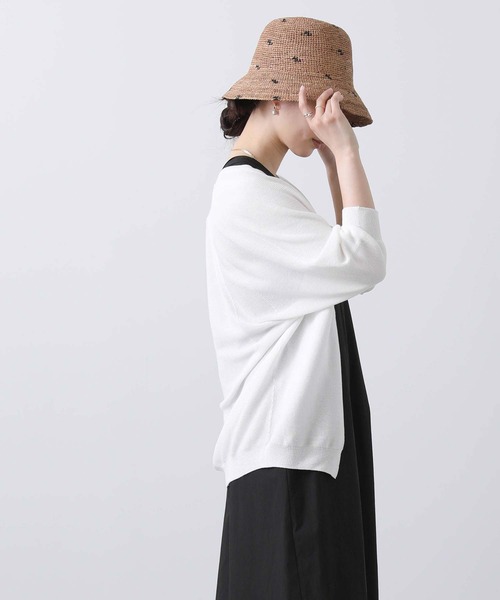 Gready Brilliant(グレディブリリアン)の「CAMALYAラフィアハット(ハット・レディース・ベージュ・FREE)」の14枚目の写真