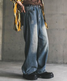 ヴィンテージメイクオーバーワイドデニムパンツ