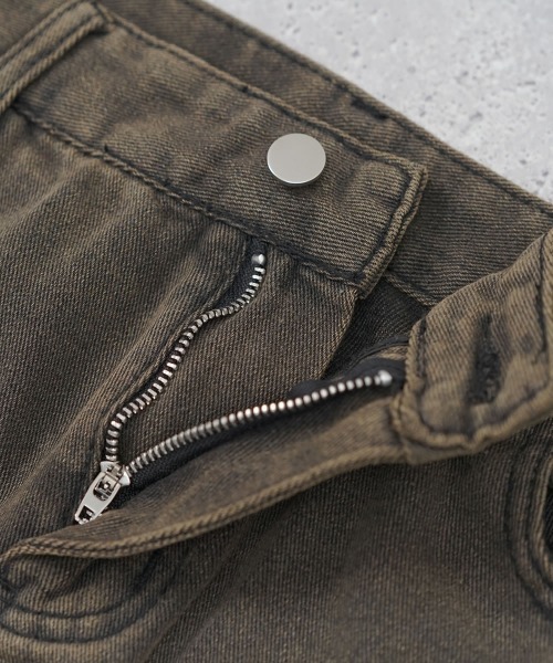 Shoowtime(ショウタイム)の「ヴィンテージメイクオーバーワイドデニムパンツ(デニムパンツ・メンズ・ブラウン系/ブルー/ブルー系/ブラック系/ライトブルー/ブラック・MEDIUM/LARGE/X-LARGE/SMALL)」の17枚目の写真