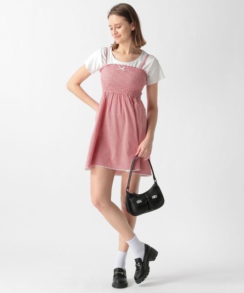 FOREVER 21（フォーエバー トゥエンティーワン）の「【2024SS】ギンガムキャミワンピース（ワンピース・レディース・レッド/ブラック・SMALL/MEDIUM）」の20枚目の写真