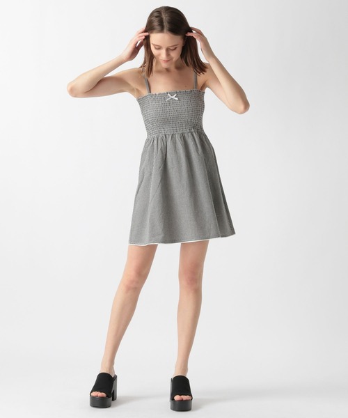 FOREVER 21（フォーエバー トゥエンティーワン）の「【2024SS】ギンガムキャミワンピース（ワンピース・レディース・レッド/ブラック・SMALL/MEDIUM）」の15枚目の写真