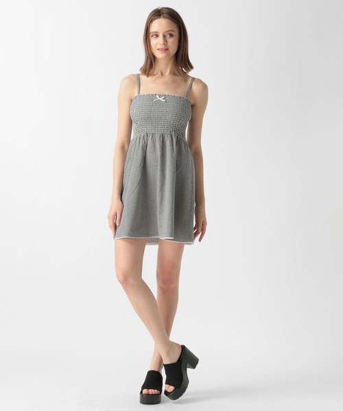 FOREVER 21（フォーエバー トゥエンティーワン）の「【2024SS】ギンガムキャミワンピース（ワンピース・レディース・レッド/ブラック・SMALL/MEDIUM）」の14枚目の写真