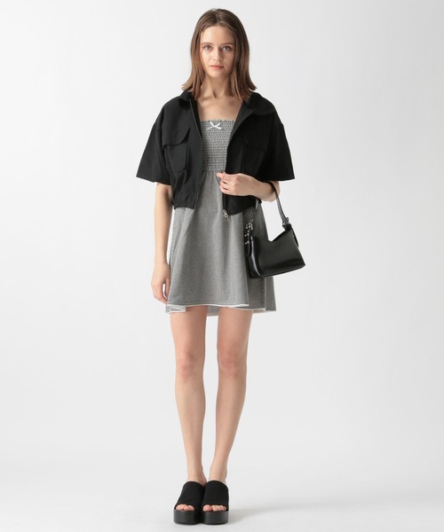 FOREVER 21（フォーエバー トゥエンティーワン）の「【2024SS】ギンガムキャミワンピース（ワンピース・レディース・レッド/ブラック・SMALL/MEDIUM）」の13枚目の写真