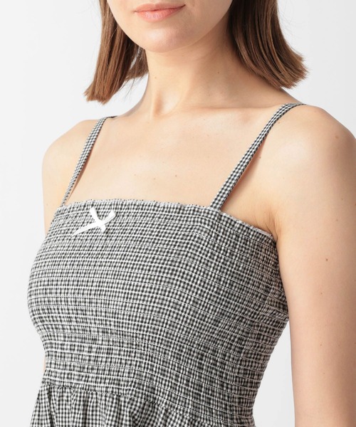 FOREVER 21（フォーエバー トゥエンティーワン）の「【2024SS】ギンガムキャミワンピース（ワンピース・レディース・レッド/ブラック・SMALL/MEDIUM）」の7枚目の写真