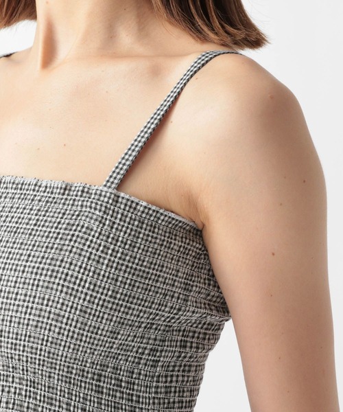 FOREVER 21（フォーエバー トゥエンティーワン）の「【2024SS】ギンガムキャミワンピース（ワンピース・レディース・レッド/ブラック・SMALL/MEDIUM）」の6枚目の写真