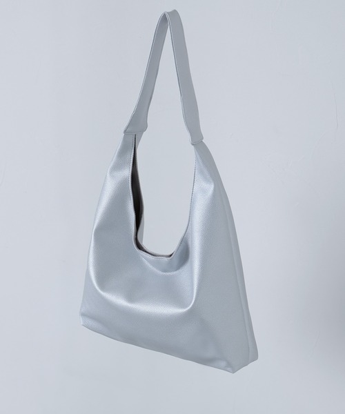 ソフトフェイクレザーワンハンドルトートバッグ（トートバッグ