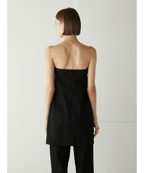 LA PEAU DE GEM（ラポドゥジェム）の「ノースリーブブラウス（シャツ/ブラウス・レディース・ブラック・FREE）」の2枚目の写真