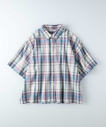 BACK NUMBER(バックナンバー)マドラスチェック半袖シャツ