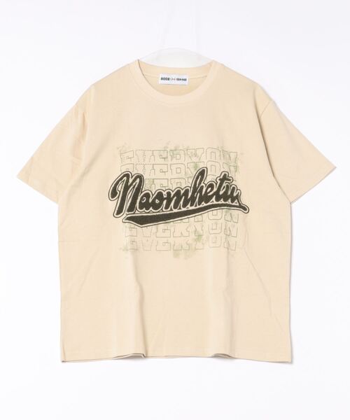HOOK（フック）の「HOOK -select-　サガラ刺繍ロゴビッグTEE (SS)（Tシャツ/カットソー・メンズ・ベージュ/ブラック・L/XL/M）」の18枚目の写真