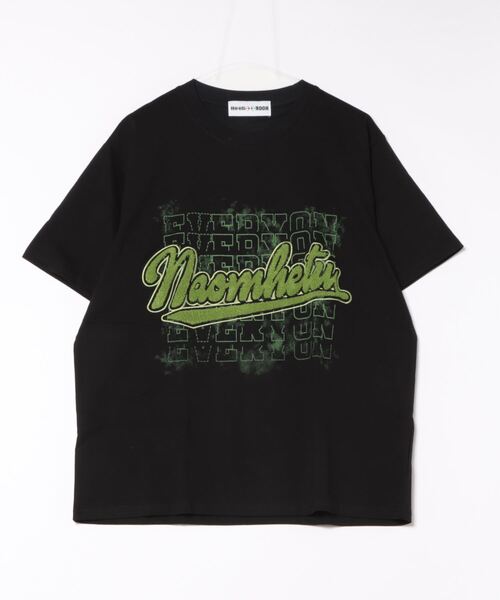 HOOK（フック）の「HOOK -select-　サガラ刺繍ロゴビッグTEE (SS)（Tシャツ/カットソー・メンズ・ベージュ/ブラック・L/XL/M）」の17枚目の写真