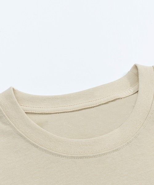 HOOK（フック）の「HOOK -select-　サガラ刺繍ロゴビッグTEE (SS)（Tシャツ/カットソー・メンズ・ベージュ/ブラック・L/XL/M）」の16枚目の写真