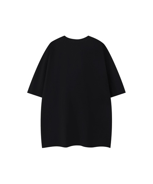 HOOK（フック）の「HOOK -select-　サガラ刺繍ロゴビッグTEE (SS)（Tシャツ/カットソー・メンズ・ベージュ/ブラック・L/XL/M）」の8枚目の写真