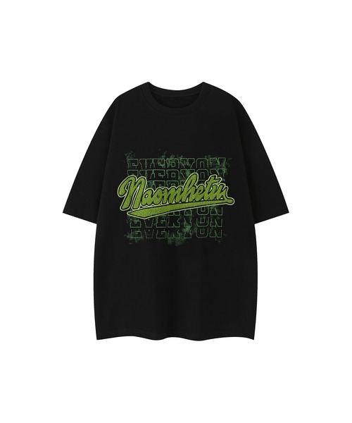 HOOK（フック）の「HOOK -select-　サガラ刺繍ロゴビッグTEE (SS)（Tシャツ/カットソー・メンズ・ベージュ/ブラック・L/XL/M）」の7枚目の写真