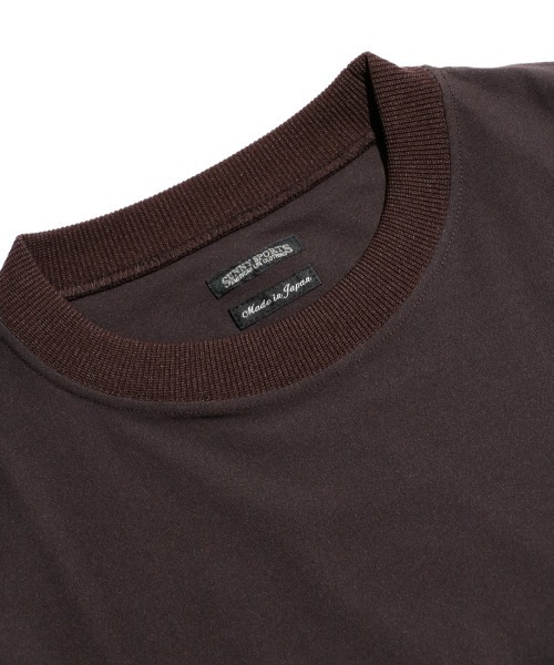 SUNNY  SPORTS（サニースポーツ）の「SUNNY SPORTS / POCKET TEE Primeflex ポケットTシャツ ベーシック オーバーサイズ プライムフレックス（Tシャツ/カットソー・メンズ・ホワイト/ブラウン/ブラック・LARGE/X-LARGE/XX-LARGE/X-SMALL/MEDIUM）」の4枚目の写真