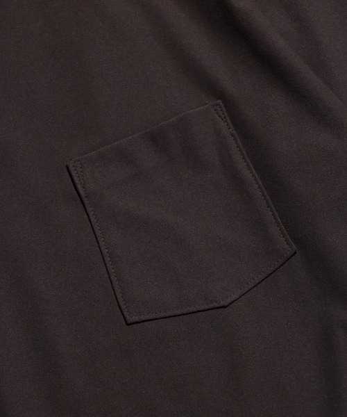 SUNNY  SPORTS（サニースポーツ）の「SUNNY SPORTS / POCKET TEE Primeflex ポケットTシャツ ベーシック オーバーサイズ プライムフレックス（Tシャツ/カットソー・メンズ・ホワイト/ブラウン/ブラック・LARGE/X-LARGE/XX-LARGE/X-SMALL/MEDIUM）」の5枚目の写真