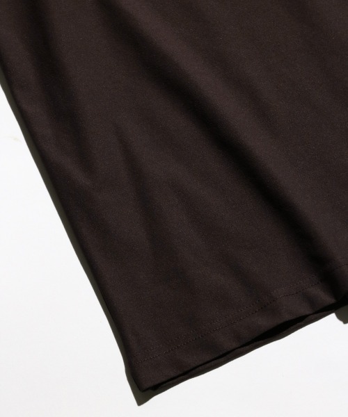 SUNNY  SPORTS（サニースポーツ）の「SUNNY SPORTS / POCKET TEE Primeflex ポケットTシャツ ベーシック オーバーサイズ プライムフレックス（Tシャツ/カットソー・メンズ・ホワイト/ブラウン/ブラック・LARGE/X-LARGE/XX-LARGE/X-SMALL/MEDIUM）」の7枚目の写真